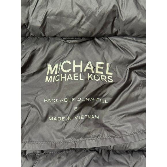 Michael Kors Hooded Packable Down  Puffer Coat sz S - Picture 8 of 9